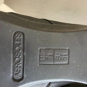 Aerosoles black shoes, 7.5